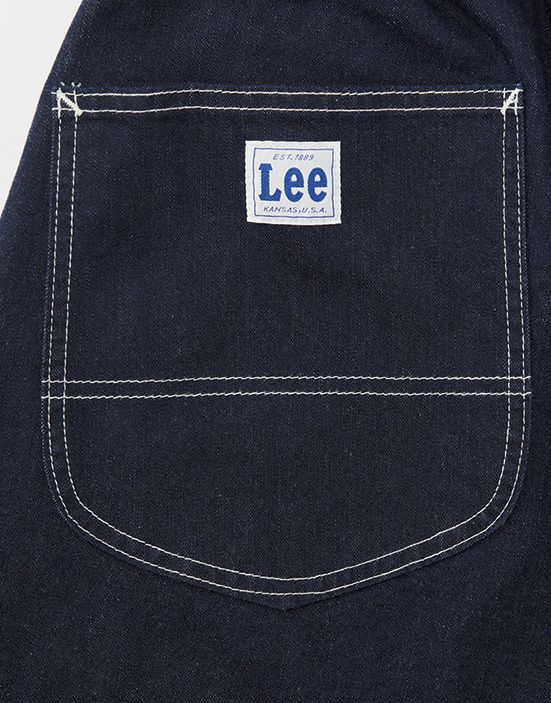 背面にLeeワークウェアオリジナルネームタグ