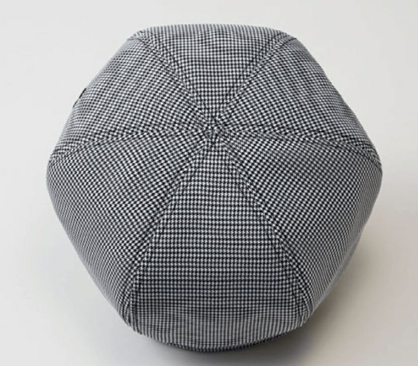 6枚剥ぎ仕立てでふんわり立体的