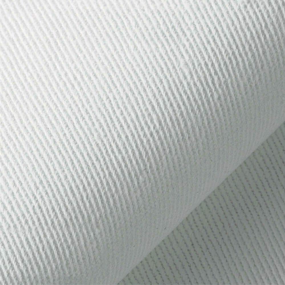 カツラギ［綿100%］<br>縦糸・横糸ともに太い糸を使った、綿100％の厚手の綾織物。コックコートの定番素材として長年プロのコック達に愛用されてきた、堅く丈夫でしっかりとした生地。