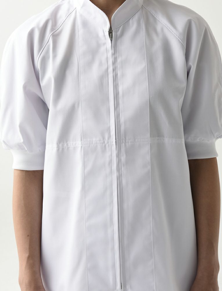 前立て：破損や変形が少なく熱にも強い、コイルファスナーを使用しています。