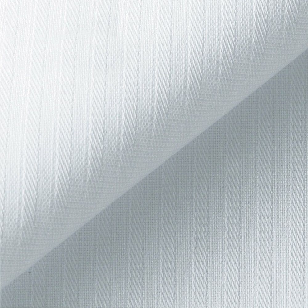 ストライプドビー［ポリエステル90%・綿10%］<br>織り柄でストライプを表現した、シルク調の風合いの高級感のある生地。