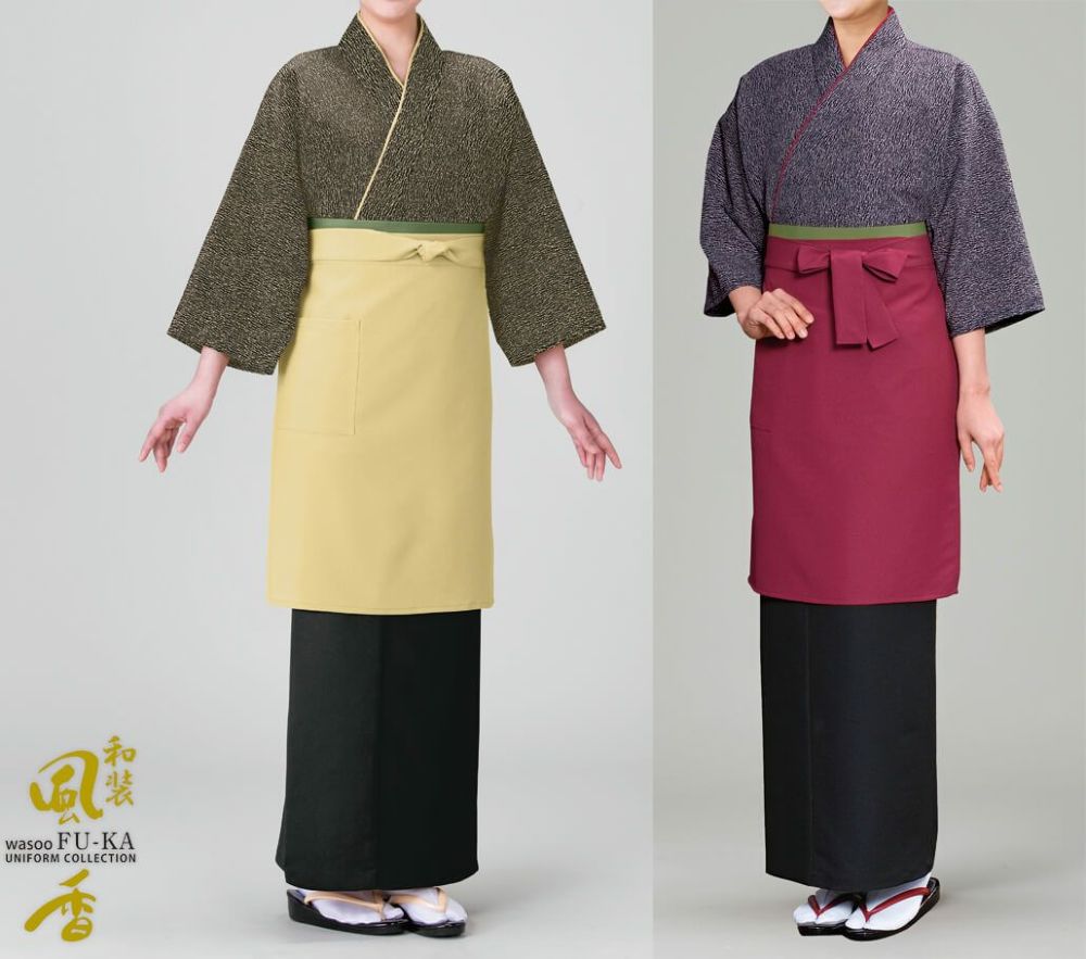 作務衣・女性の着用