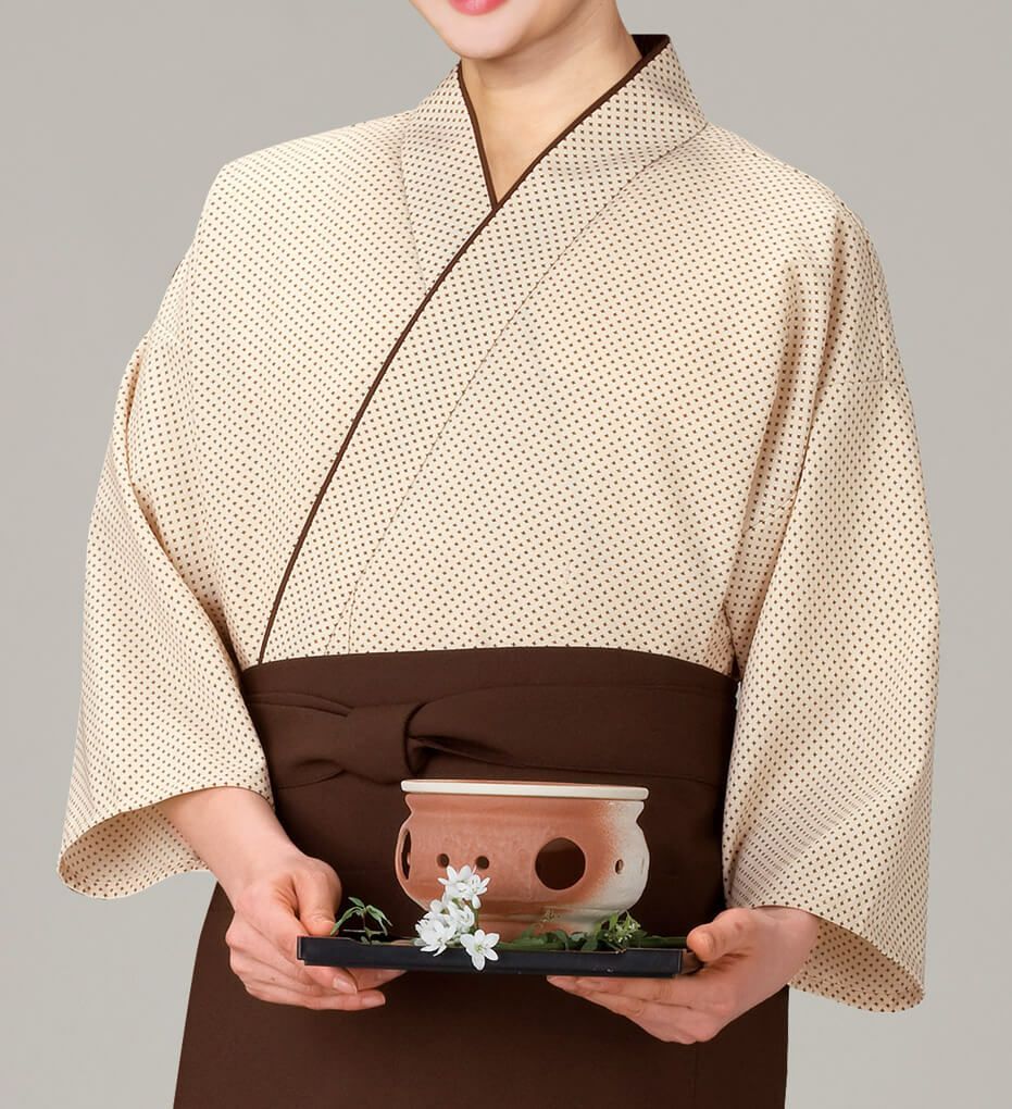 【日本製】作務衣・上着 [十字絣] [男女兼用] [KY-SJ4036]