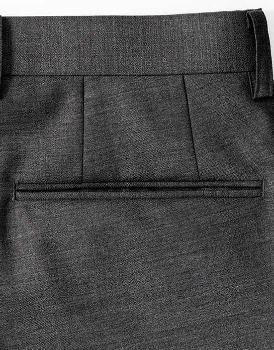 後ろ玉縁ポケット