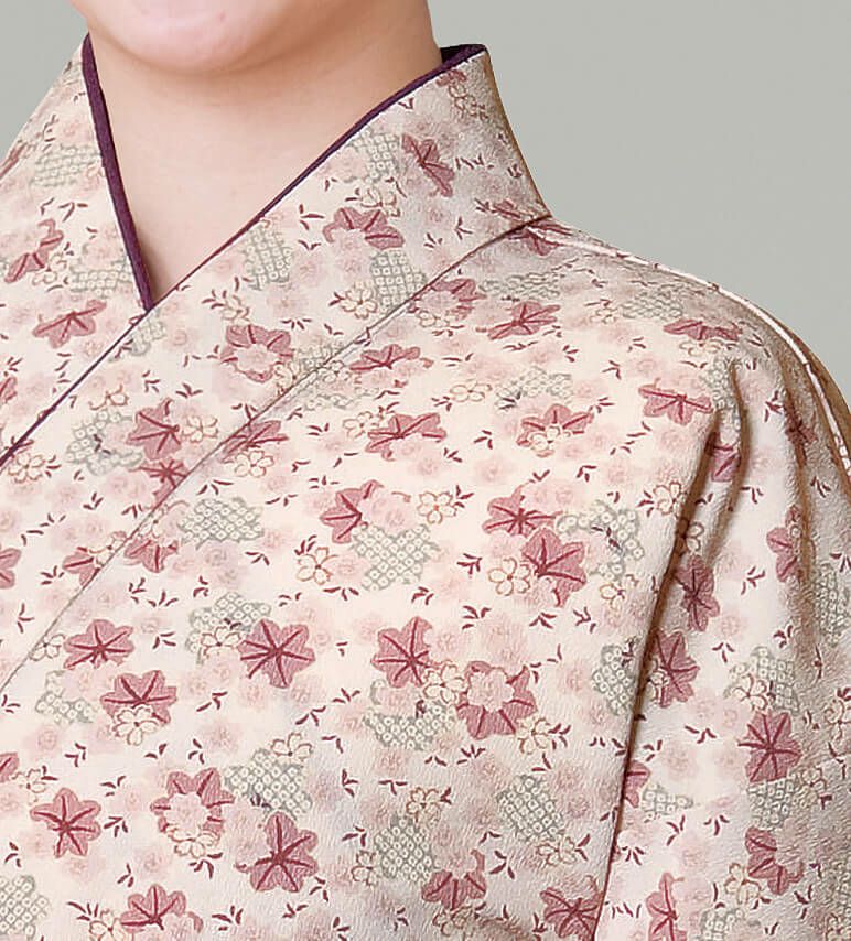 ピンクの柄アップ写真