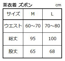 サイズ表