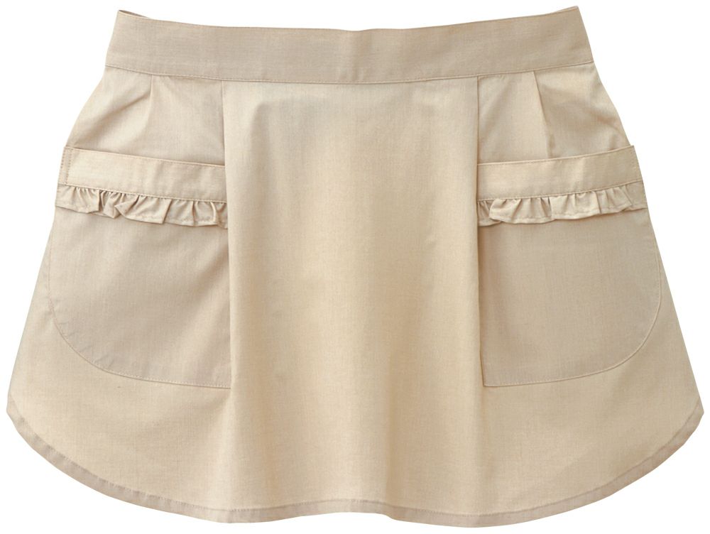 レディース・サロンエプロン [BNUN-17201-71]<br>ベージュ