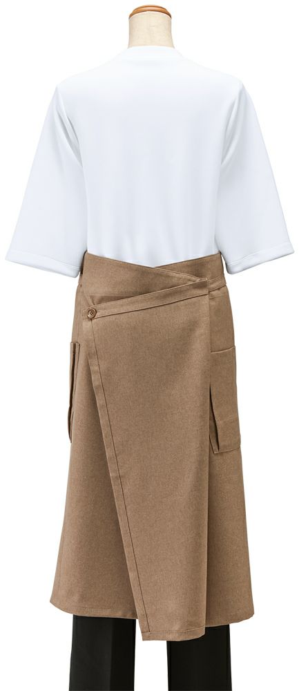 後ろボタンを留めた場合