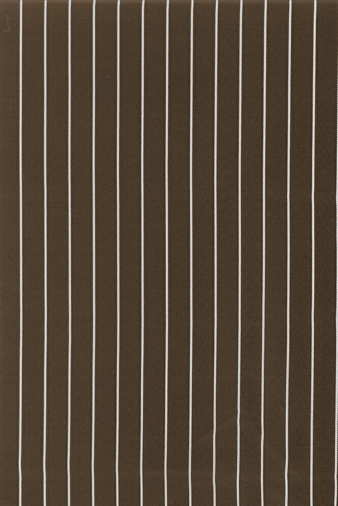 ストライプツイル：茶