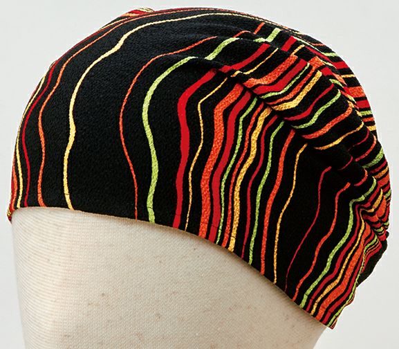 男女兼用・バンダナキャップ [BNUN-48306-28]<br>エンジ