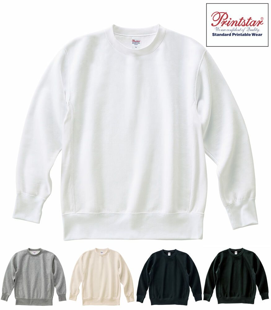 [12.0オンス] 裏起毛 ヘビー スウェットトレーナー（厚手） [TMS-227FVC]