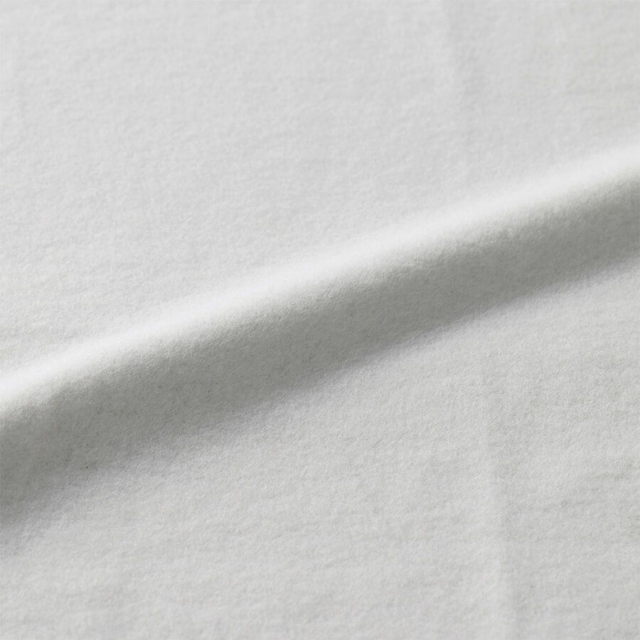 裏面：裏起毛の生地アップ写真