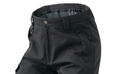 ウエストゴム<br>伸縮可能なゴムシャーリング仕様。