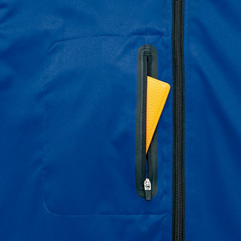 圧着ファスナー付ポケット