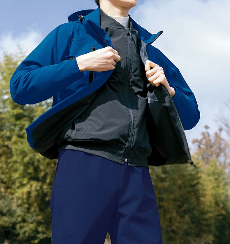 男性・マルチレイヤリングレイヤリングしていただくことにより幅広く便利にご活用いただけます。