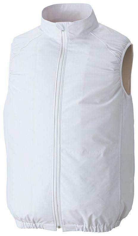 ポケットレス 空調服(R) ベスト・空調服(R) ベスト（男女兼用） [AZ-50200]<br>ホワイト