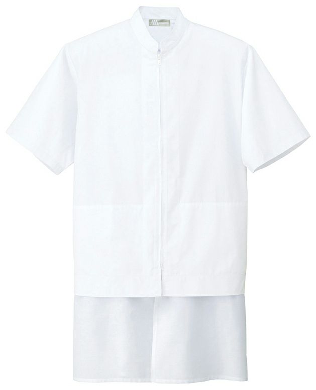 経済性対策・半袖ブルゾン（男女兼用） [AZ-HH4315]<br>ホワイト