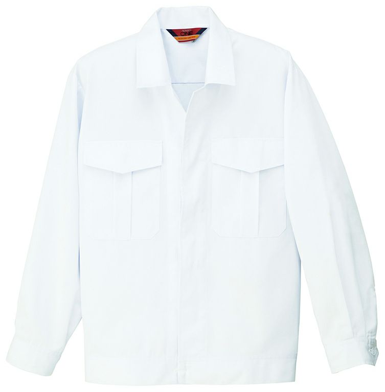 衛生管理対策・長袖ジャンパー [AZ-676]<br>ホワイト