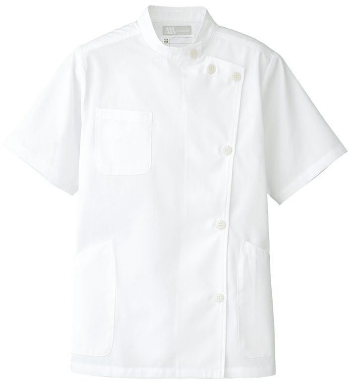 Lumiere・レディース半袖KCコート [AZ-861302]<br>ホワイト