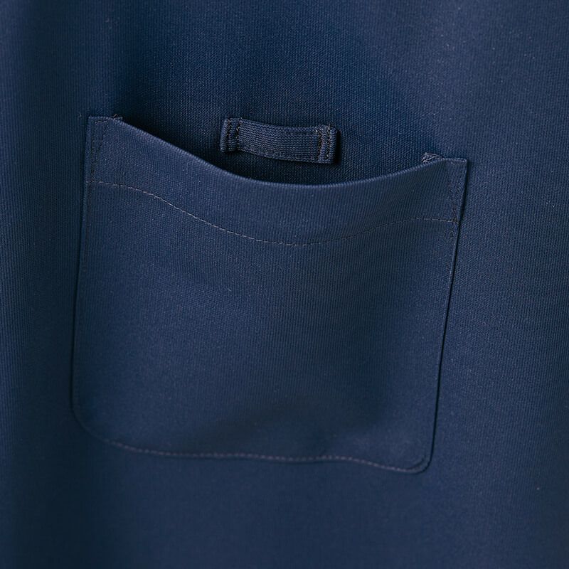 胸ポケット名札ループ付き