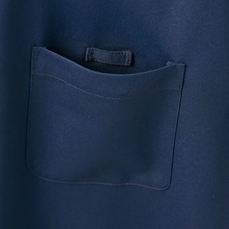 胸ポケット名札ループ付き