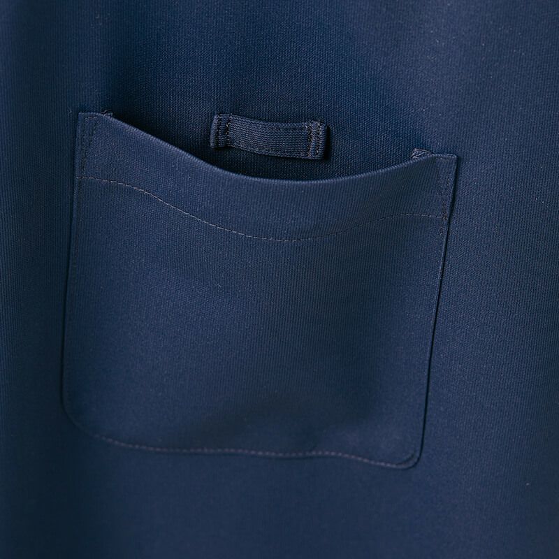 胸ポケット名札ループ付き