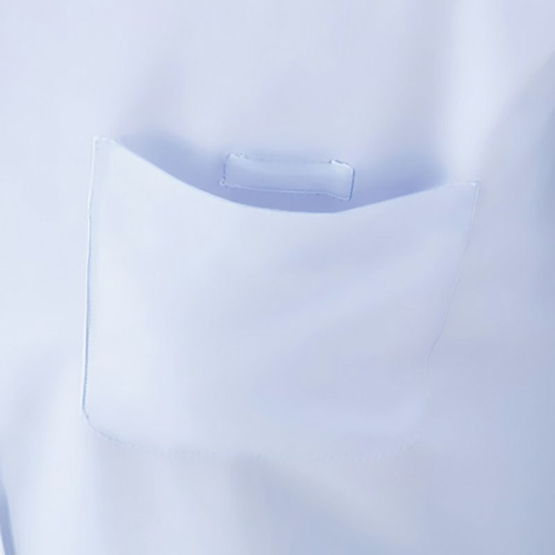 胸ポケット名札ループ付き