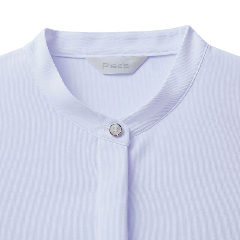 ボタン（サックス）<br>一番上はアクセントになるシルバーのラインをあしらったボタン。