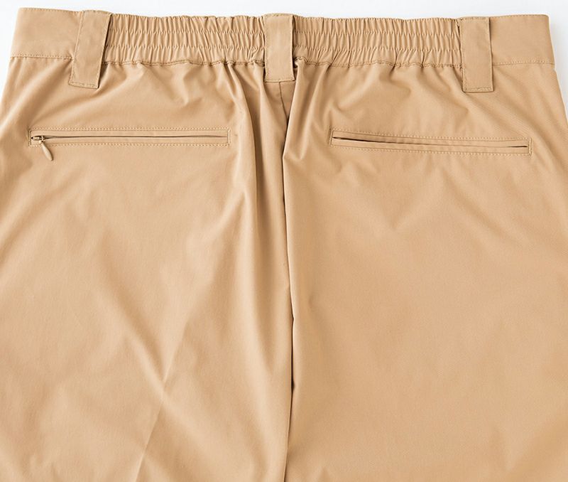 ウエストシャーリング<br>サイズ対応範囲が広く動きが楽なゴム入り。