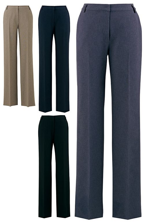 北陸の素材力2WAYストレッチスーツ・レディースストレートパンツ [AZ-630013]