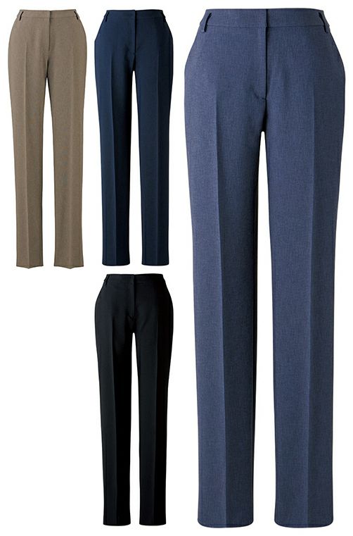 北陸の素材力2WAYストレッチスーツ・レディーステーパードパンツ [AZ-630023]