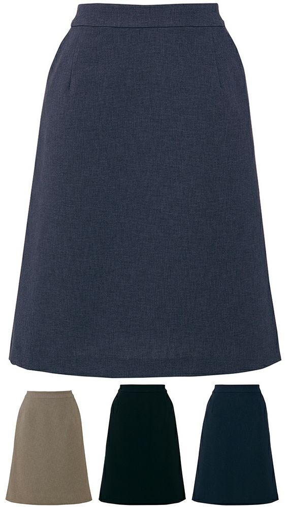 北陸の素材力2WAYストレッチスーツ・レディースAラインスカート [AZ-630022]