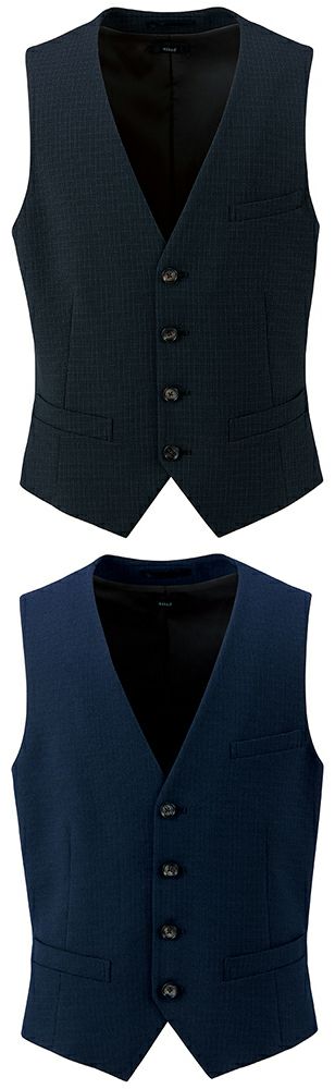 エコトラッドチェックスーツ・メンズベスト [AZ-46051]