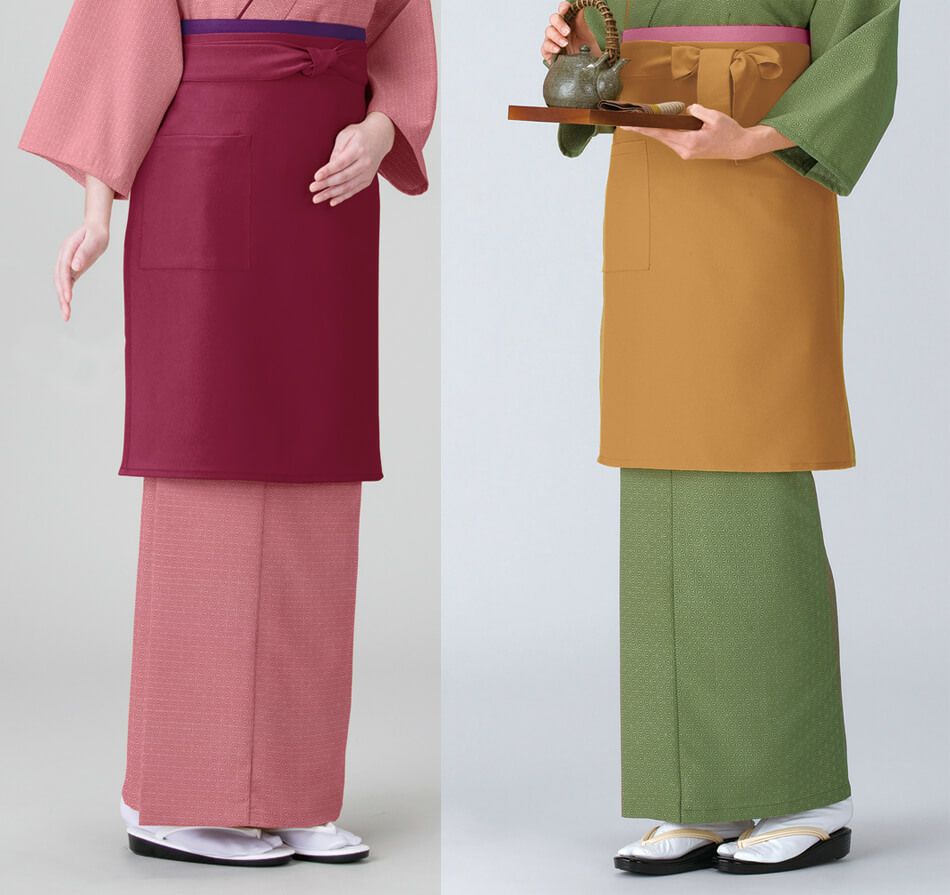 【日本製】作務衣・スカート [麻の葉] [女性用] [KY-SK9031-SK9032]